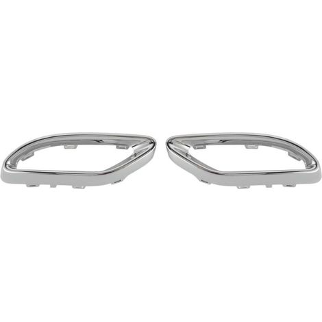 Couvercle d'embout d'échappement chromé brillant, garniture de remplacement pour mercedes-benz A B C E GLC classe cls W177 W247 W205 W213 X253 C257 (1/5)