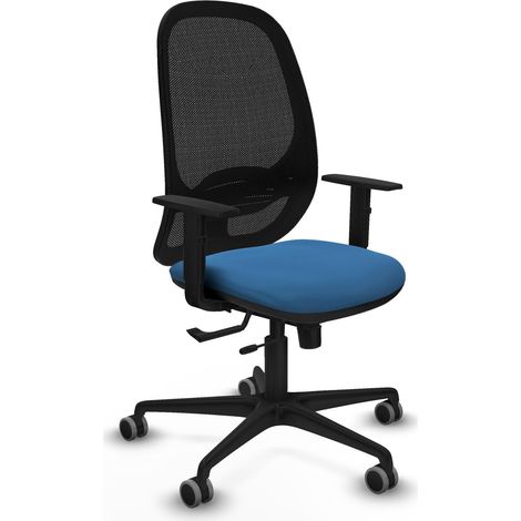 Silla de oficina piqueras y crespo Cilanco negro espuma cómoda (1/2)
