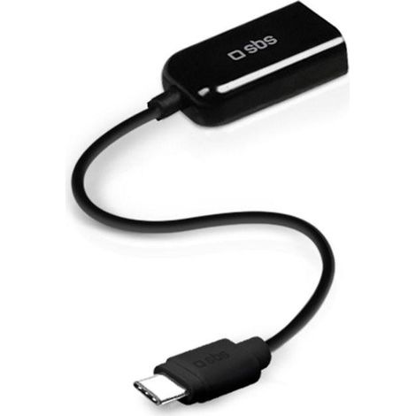 SBS TEKABELOTGTCK USB Kabel USB 2.0 0,15 m USB A USB C Schwarz