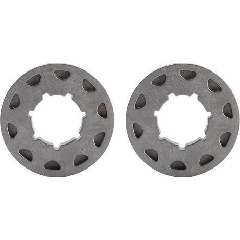 22mm Chainsaw Rim Sprocket, 2 Pieces, 3/8 inch-10, Heavy Duty Construction for 10 Teeth (1/5)