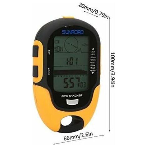 Altimètre GPS Multifonctionnel FR510 Altimètre de Navigation GPS Extérieur Compas Instrument de Mesure de l'Humidité de la Température