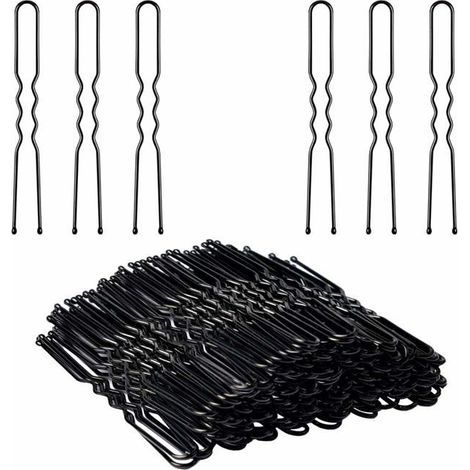 BelleRise – 6 cm (2,4 Zoll) U-förmige Haarspange für Ballerinas mit Aufbewahrungsbox (1/5)