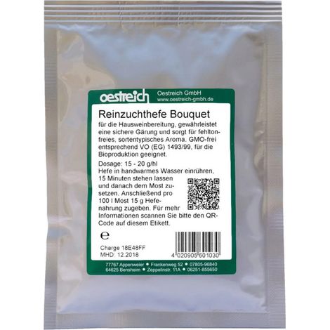 Lievito puro coltura Bouquet, 15 g