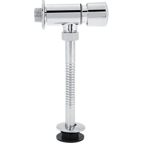 Soupape de vidange d'urinoir, outil durable de rinage de main de toilette de salle de bains de valve de rinage d'alliage de zinc durable (1/4)
