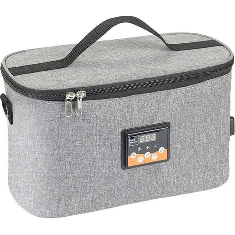 Four portable 12V Chauffe-aliments pour voiture Mini four personnel avec affichage numérique Température préréglée 8L Boîte à lunch Chauffe-voiture électrique pour les voyages en voiture Camp (1/5)