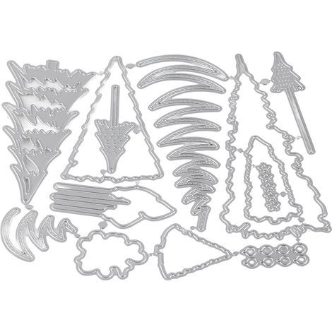 Christmas Metal Cutting Dies Scrapbooking Embossing Stencil for Card Making Christmas DIY Card Greeting Photo Card Decoration (1/5)