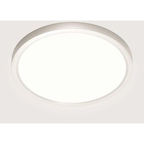 LED ceiling light, 28W, 4500K, modern LED ceiling light for rooms, neutral white, IP44 waterproof, 22cm, suitable for bathroom, bedroom, kitchen, living room, balcony, hallway [Energy class] (1/4)