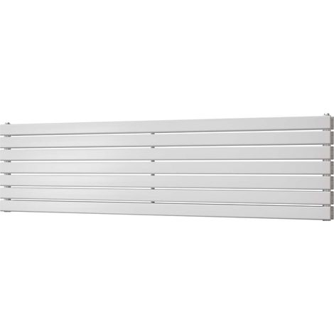 Typhoon Axis - White Horizontal Radiator H476mm x W1800mm Double Panel