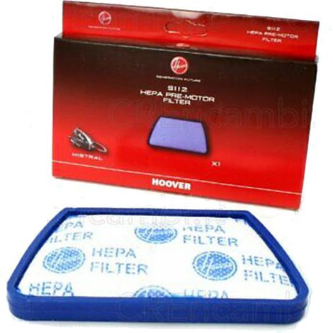 FILTRO HEPA RETTANGOLARE S112 ORIGINALE ASPIRAPOLVERE HOOVER 35601237 (1/4)