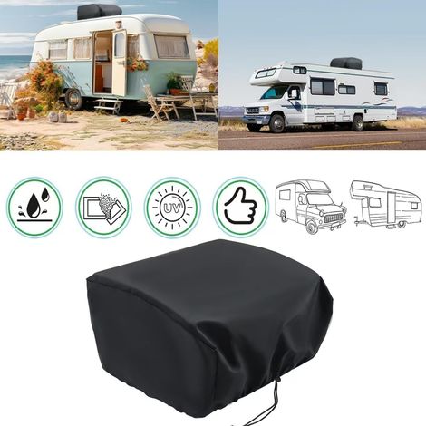 Housse de protection 210D noire pour climatiseur de toit camping-car, dimension 80 x 80 x 38 cm (1/5)