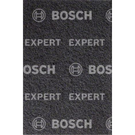 BOSCH PROFESSIONAL 20X TAMPONS ABRASIFS NON-TISSÉS EXPERT N880 (POUR TÔLES EN ACIER, 152 X 229 MM, GRAIN MOYEN S, ACCESSOIRE PON (1/4)