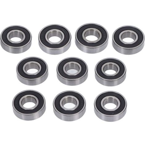 10 pièces 6001RS portant des roulements à billes à gorge profonde 6001-2RS pour pompes de piscine à roues de vélo à moteur électrique (1/5)