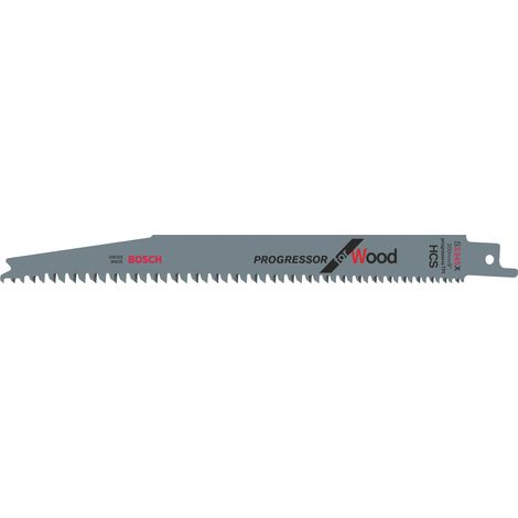 Hojas de sierra sable bosch plata 200 mm 6 10 dientes
