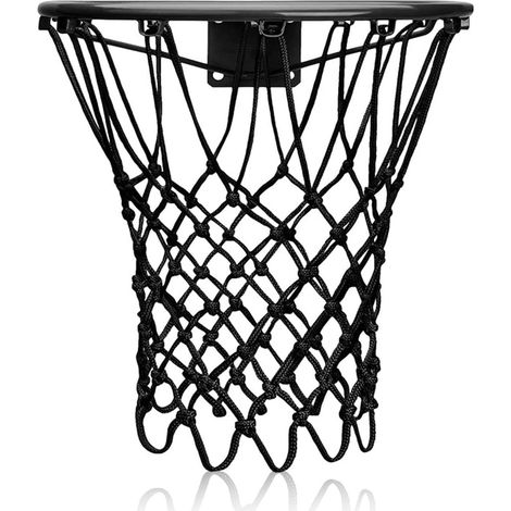 1 pièce Filet de Basket-Ball de Rechange très résistant, filet panier basket extérieur, qualité Professionnelle sur Terrain, s'adapte à la Jante Standard extérieure et intérieure (Noir) (1/5)
