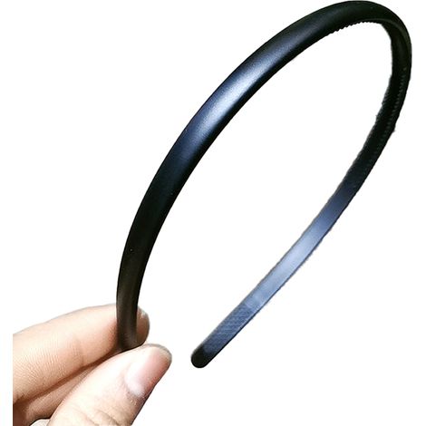 Headband Plastique - Bande À Dents - Pour Femme Et Fille - Largeur 0,5 Cm - Lot De 12 (1/5)