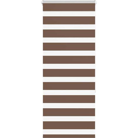 Doppelrollo Braun 65x150 cm Stoffbreite 60,9 cm Polyester