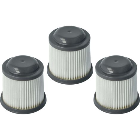 vhbw Filterset 3x Faltenfilter kompatibel mit Black & Decker Dustbuster Pivot PV1820L Staubsauger - Filter, Patronenfilter