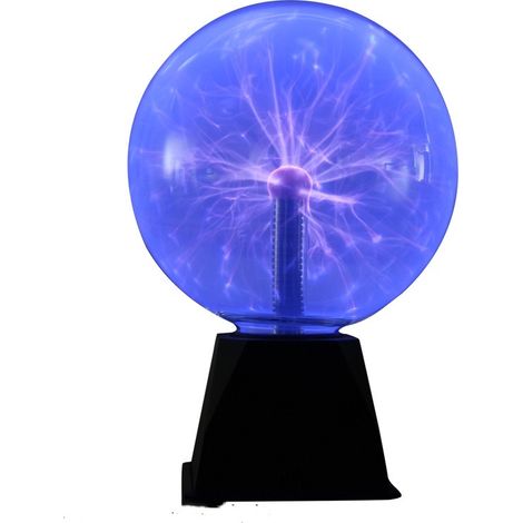 Lumière de Boule de Plasma 4 pouces Boule Magique Bleu (1/4)