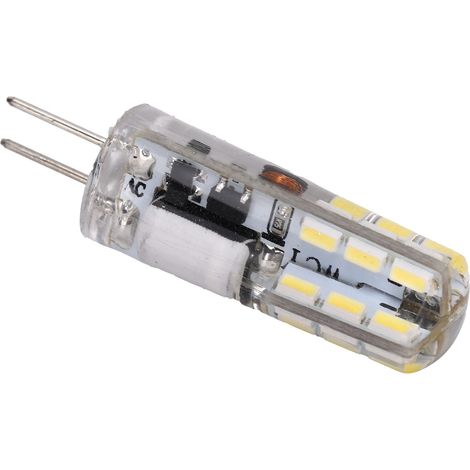 G4 24-LED-Lampe, 2 W, 200 lm, kaltweiß (6000–6500 K), nicht dimmbar, Stiftfassung, für Kronleuchter, 12 V AC/DC, LED-Beleuchtung (1/5)