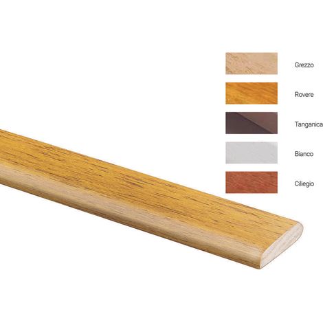ASTINA LISCIA IN LEGNO DI AYOUS- - mm.4,5x18x2000, rovere - 25 pezzi PIRCHER
