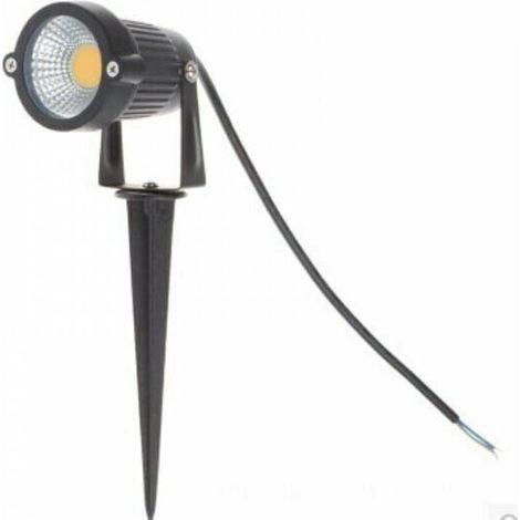 Projecteur Haute Tension 5w LED Blanc Chaud Projecteur de Jardin Réglable Eclairage Extérieur Jardin Terrasse (1/5)