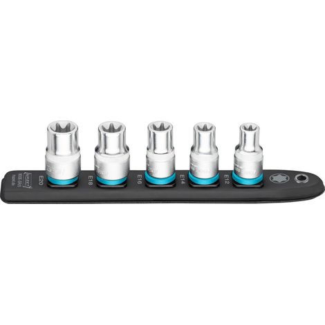 Hazet SmartRail, Vierkant hohl 12,5 mm (1/2), Außen TORX Profil, Anzahl Werkzeuge: 5 (1/5)