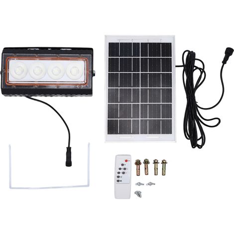Projecteur solaire LED pour cour extérieure, étanche IP67, haute luminosité, lampadaire (1/5)