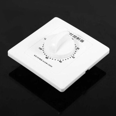 FENOPLASTICAUlisem Typ 86 Mechanischer Countdown-Timer-Controller (mit normalerweise offener Funktion (ohne Kontrollleuchte)) 120-Minuten-Timer (1/5)