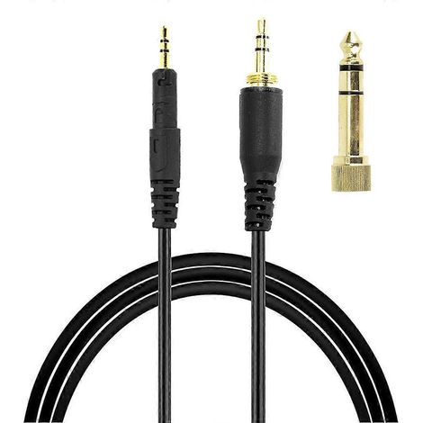 Câble audio renforcé pour casque Audio-Technica ATH-M50X, M40X, M60X, M70X - Longueur 3 mètres (1/4)