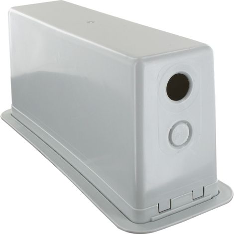 Préfabox descente collerette Ø16 - (Face A : Ø16 ouvert - Ø16 fermé / Face B : lisse) - BLM (1/2)