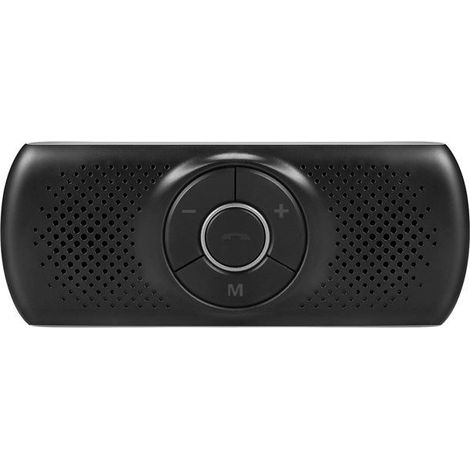 BEBUSINGOTO Kit Mains Libres pour Voiture Bluetooth 5.0 Haut-Parleur ,Micro Intégré avec Clip Support du GPS, Musique Slot Carte TF Reconnexion Automatique (1/5)