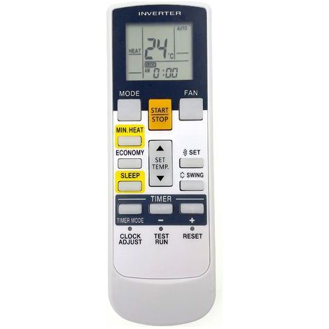 Air conditioner remote control - Compatible with the FUJITSU GENERAL AR-RAH1U air conditioner remote control (1/5)
