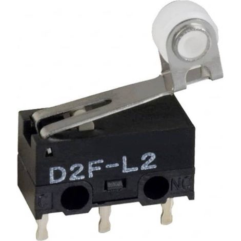 Omron  D2F-L2 Microinterruttore 30 V/DC 2 A 1 x On / (On) 1 pz. Sacchetto (1/2)