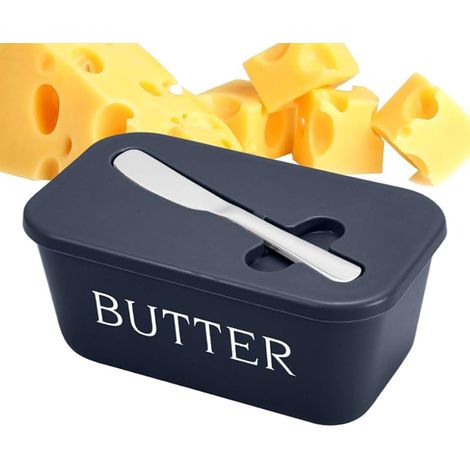 Butterdose mit Deckel, Käseschneider, Behälter, Aufbewahrungsbehälter (1/5)