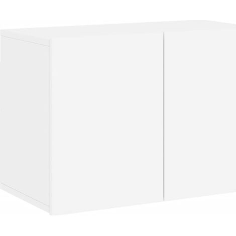 Mobile TV multimediale scaffale per televisione televisione buffet sala da pranzo soggiorno camera da letto a parete 60 x 30 x 41 cm bianco 020027795