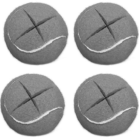 Lot de 4 balles de tennis pour protéger les pieds de meubles et les sols