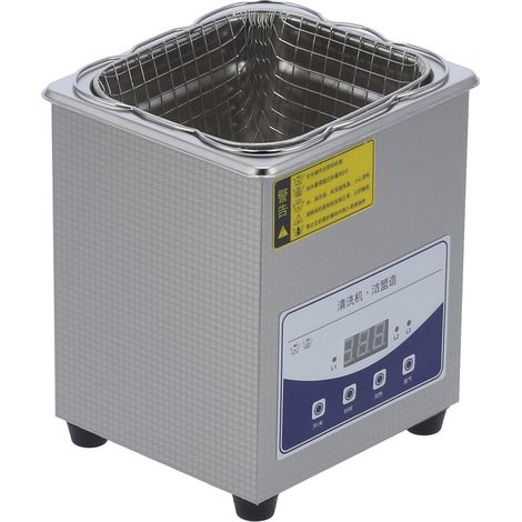 Nettoyeur à ultrasons 2L Mini machine à laver pour le nettoyage de bijoux et de quincaillerie dentaires JP-010TEU Prise 220V (1/5)