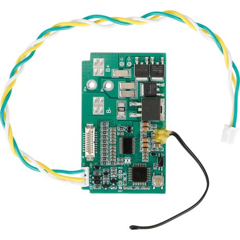 La carte de protection de la batterie du scooter électrique 1S avec fils soudés est la carte mère de la carte de protection de la batterie 1S.