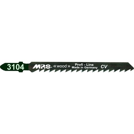 Lame de scie sauteuse MPS 3104 en acier au chrome-vanadium, lot de 2 pour des coupes rapides.