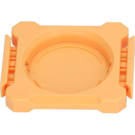 Ouvre-canette 2 en 1 en ABS, portable, à pression et rotation, pour cocktails et boissons, orange (1/5)