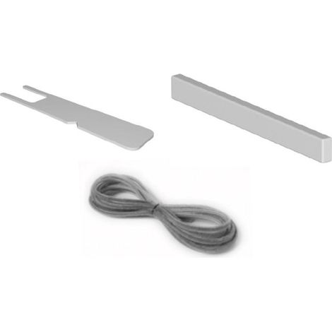 kit accesorios p/cubierta frontal glow+ (imanes, contraplacas y 3m. burlete antipolvo)