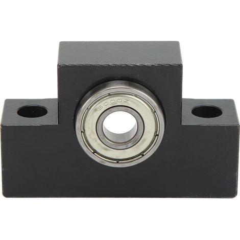 Support de vis à billes EF12 avec roulement, bloc de montage de vis à billes en acier à haute teneur en carbone pour tour/fraiseuse CNC (1/5)