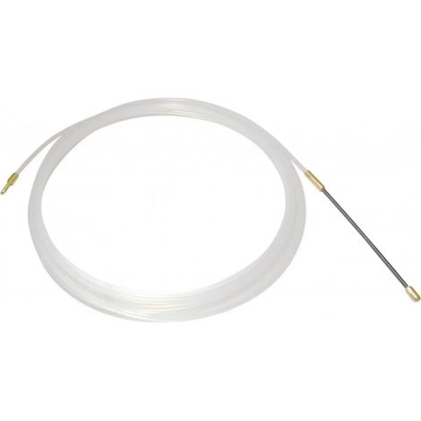sonda tirafilo elettrico passacavo tirafili nylon 0,4mm bianco 10 mt
