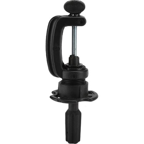 Support de tête de perruque noir, trépied réglable pour coiffure, support de moulage pour entraînement, présentoir à perruques factices (1/5)