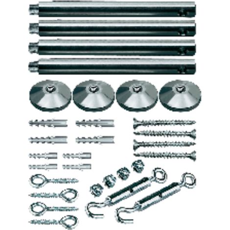 Paulmann 17834 Niedervolt-Seilsystem-Komponente Spann-Montageset Chrom