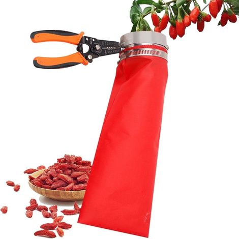 Colhedor De Pimenta, Ferramenta Para Colheita De Pimenta, Organizador De Ferramentas Portátil Manual Para Uso Externo Com (1/5)