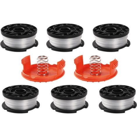 10 Stück Spulen-Trimmerfaden für Black & Decker Fadentrimmer, 6