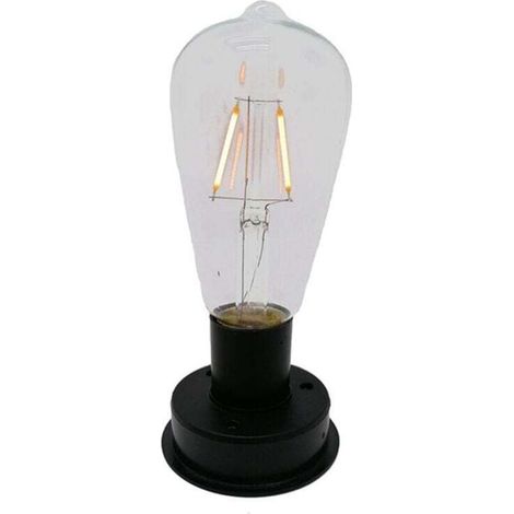 1Pc Solaire LED Ampoule à Filament de TungstèNe Lampe 2800K Capteurs LumièRe Automatique ClôTure Veilleuses pour Jardin (8.5Cm)-Crezuo (1/4)