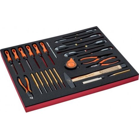 Autres outils à main Bahco fit&go 3/3 insert mousse résistant UV