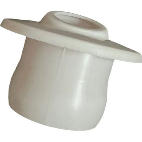 Massage jet for swimming pools and whirlpools with 360° rotating water outlet and 20 mm nozzle, compatible with a 40 mm hose. Small nozzle head without an opening.